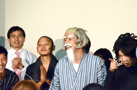 次回開催を約束するみとぼる村の村長、クロスバー直撃・渡邊。