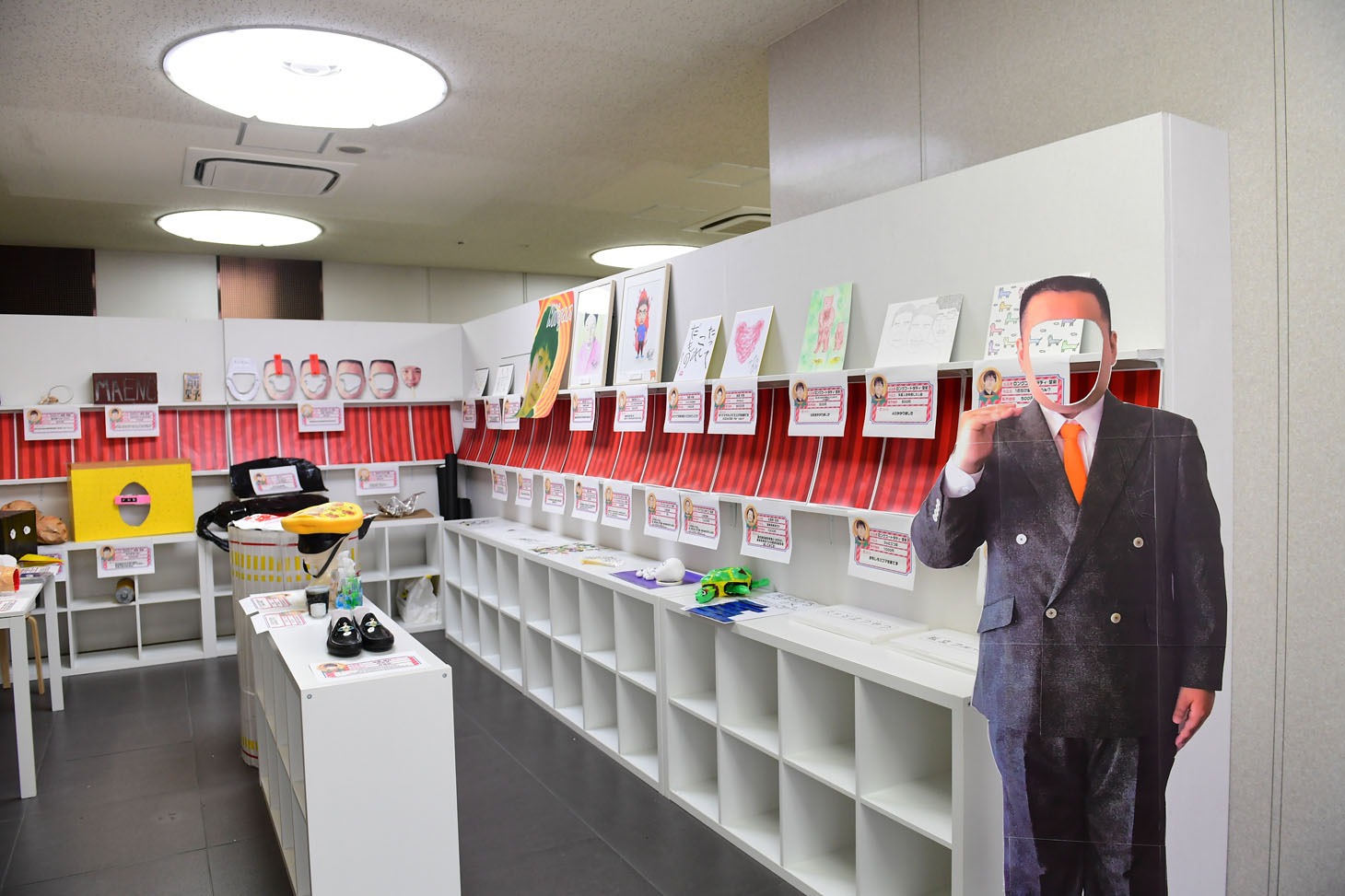 展示の様子。