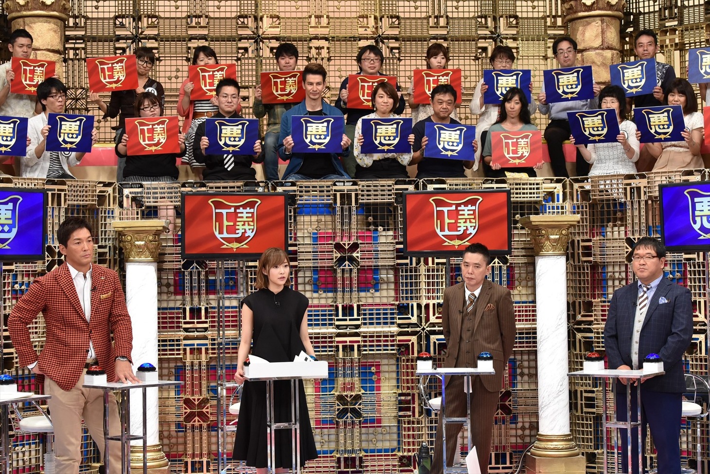 番組のワンシーン。オーディエンスの中には日本エレキテル連合・橋本も。(c)中京テレビ