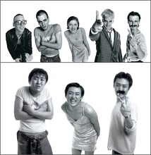 「トレインスポッティング」の登場人物になりきる21年前の劇団ひとり。「犬田号」（太田出版）より。