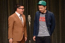 ミキ昴生と笑撃戦隊・柴田。