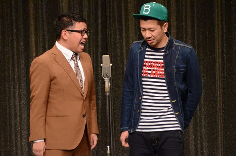 ミキ昴生と笑撃戦隊・柴田。