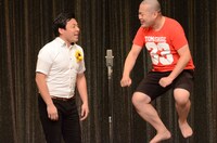 インディアンス田渕とモグライダーともしげ。