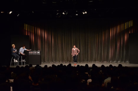 漫談を繰り広げるウエストランド井口。