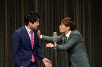 三拍子・高倉とミキ亜生。