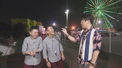 （左から）爆笑問題・太田、くりぃむしちゅー上田、古坂大魔王。(c)中京テレビ