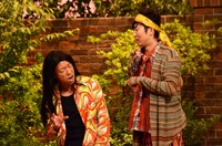 「あのころバラエティー・生放送！超ナウいテレビ」のリハーサルの様子。