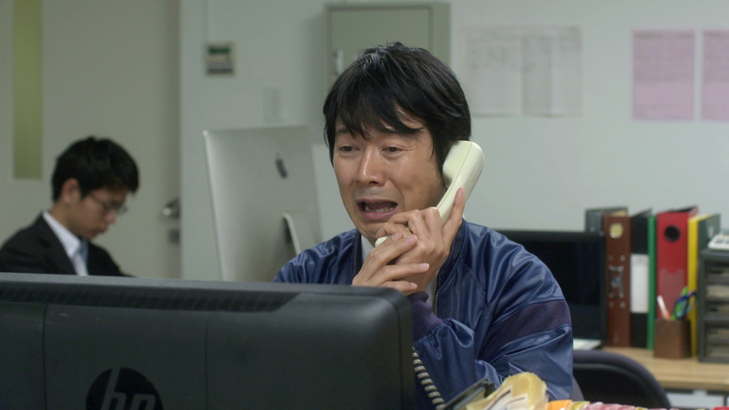 映画「ゆらり」のアキラ100%出演シーン。