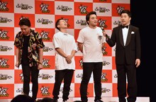 ジャングルポケット（左）とあべこうじ（右）。