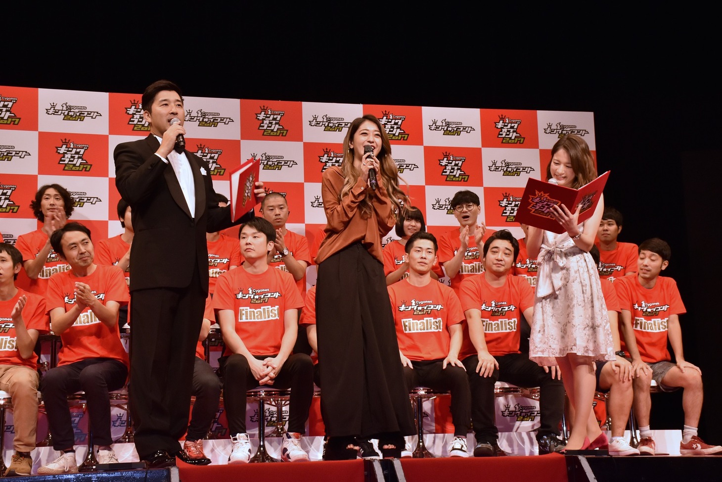 決勝進出者会見に登場した池田美優。