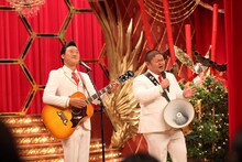 「ネタパレ ～歴史ネタSP～」に出演するANZEN漫才。(c)フジテレビ