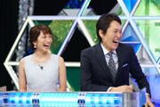左から笹崎里菜アナウンサー、千原ジュニア。(c)日本テレビ