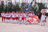 入場する浜田組。