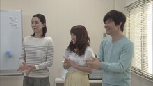 左から江口のりこ、川栄李奈、内村光良。(c)NHK