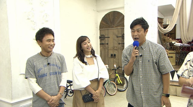 左からダウンタウン浜田、藤本美貴、パンサー尾形。(c)読売テレビ