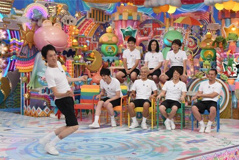 「踊りたくない芸人」たち。(c)テレビ朝日