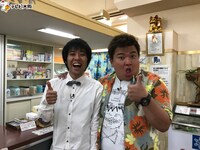 左からスマイル・ウーイェイよしたか、ミサイルマン西代。