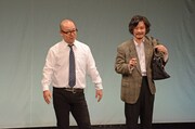 エンディングの様子。左からルシファー吉岡、マツモトクラブ。