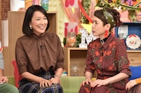 左から羽田美智子、久本雅美。(c)日本テレビ