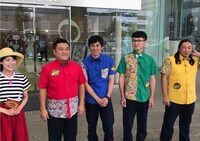 左から田中麻耶アナウンサー、アンタッチャブル山崎、ロバート。(c)メ～テレ