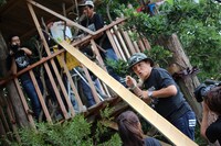 「柴田山フェス」を楽しむ一同。(c)静岡朝日テレビ