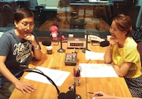 「おいでやす小田のトリセツでやす～！」収録中の様子。