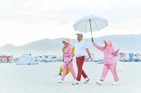 くっきー扮するゴルファー。