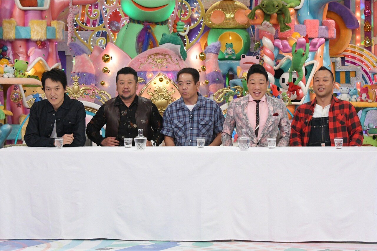 「第4回今コレを伝えたい!!ピンポイントアカデミー大賞」の出演芸人たち。(c)テレビ朝日