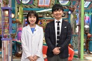 左から弘中綾香アナウンサー、オードリー若林。(c)テレビ朝日