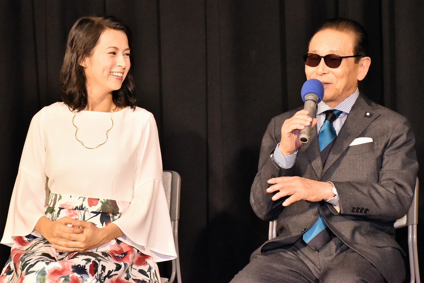 「ブラタモリ」でも共演した、（左から）久保田祐佳アナ、タモリ。