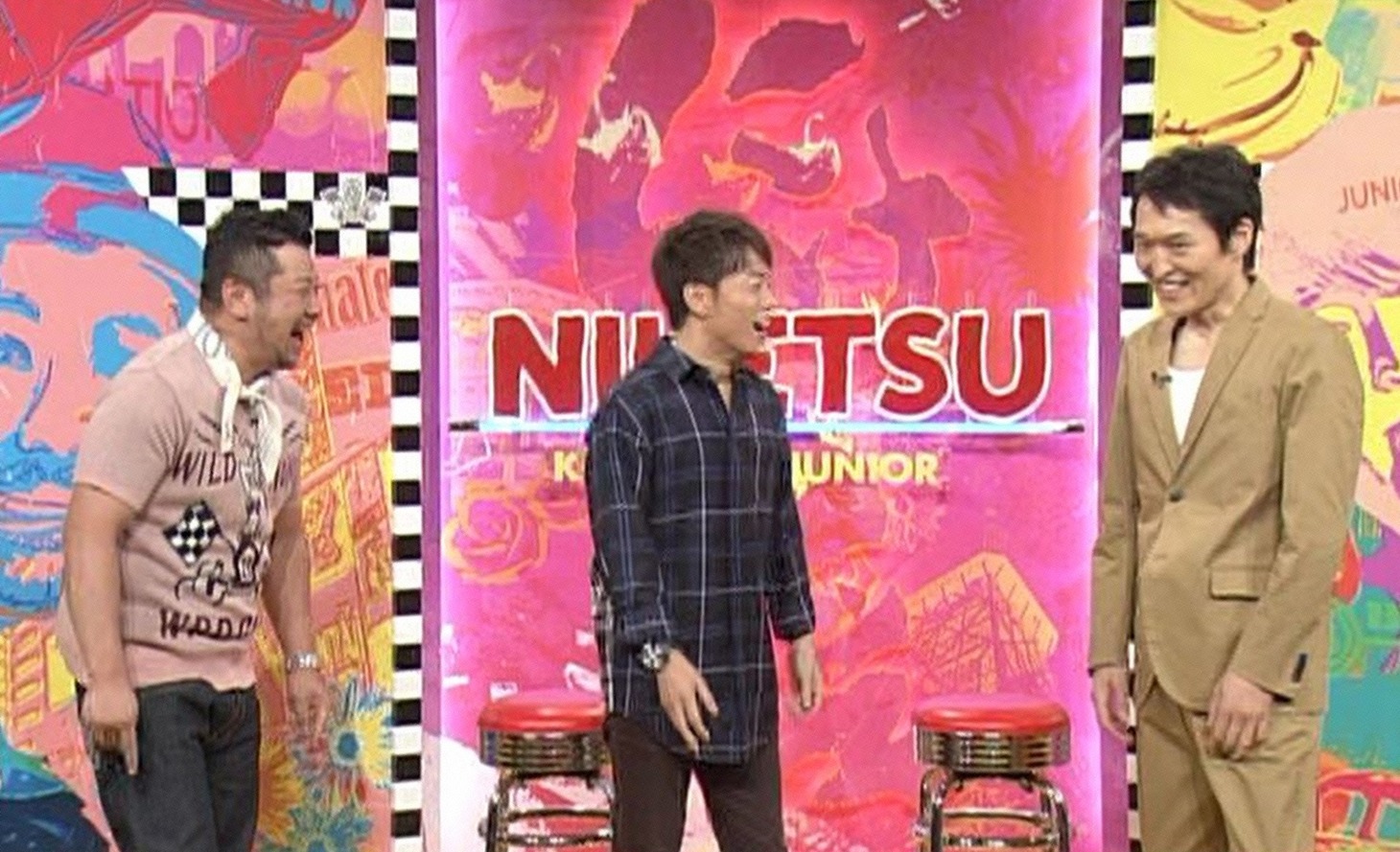 左からケンドーコバヤシ、陣内智則、千原ジュニア。(c)読売テレビ
