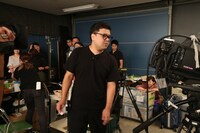 大喜利コーナー「ドアで遊ぼう」のワンシーン。(c)BSフジ