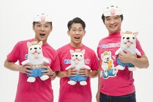 「めちゃコミック劇場」にてオリジナル漫才を披露する、ジャングルポケット。