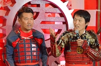 左からFUJIWARA藤本、千原ジュニア。