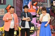 左からブラックマヨネーズ、川田裕美。(c)読売テレビ