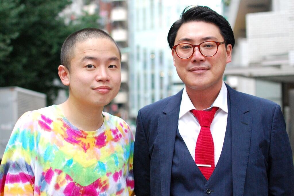 ゾフィー。左から上田航平、サイトウナオキ。