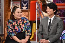 左からおかずクラブ・ゆいP、ディーン・フジオカ。(c)日本テレビ
