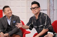 左からくりぃむしちゅー上田、宮川大輔。(c)日本テレビ