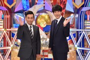 「天才キッズ全員集合 ~君ならデキる !!~」MCのココリコ。(c)テレビ朝日
