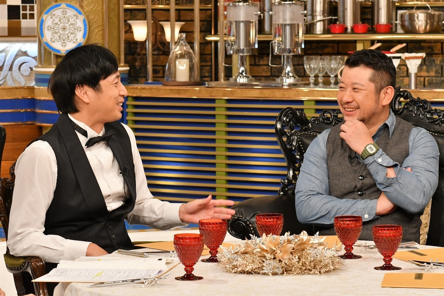 「人生最高レストラン」に出演する（左から）チュートリアル徳井、ケンドーコバヤシ。(c)TBS