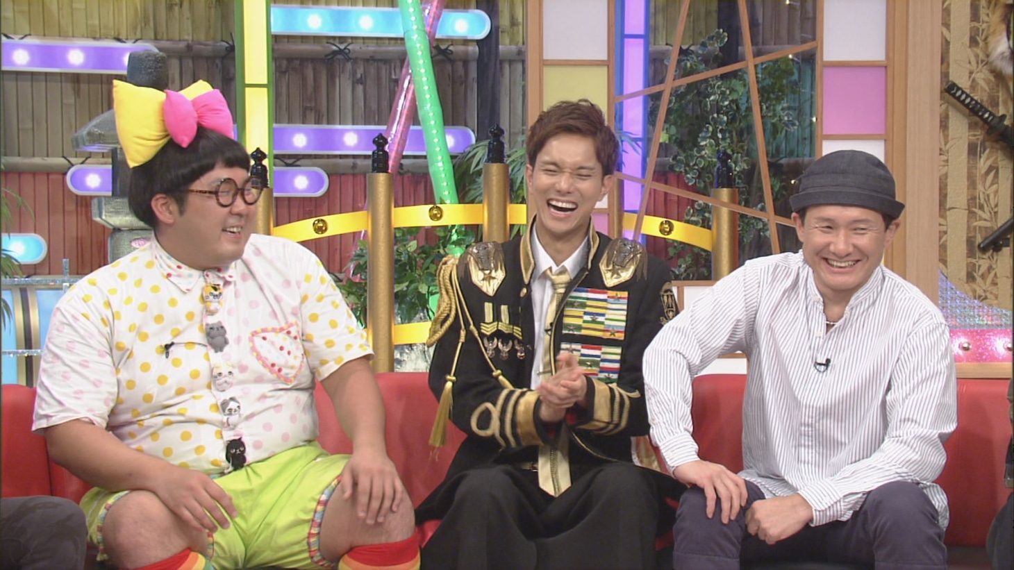 （左から）魔法使い太郎ちゃん、水野勝、木下ほうか。(c)CBC