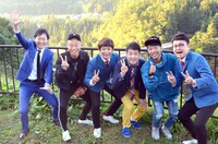 左から和牛・川西、アキナ山名、銀シャリ鰻、和牛・水田、アキナ秋山、銀シャリ橋本。