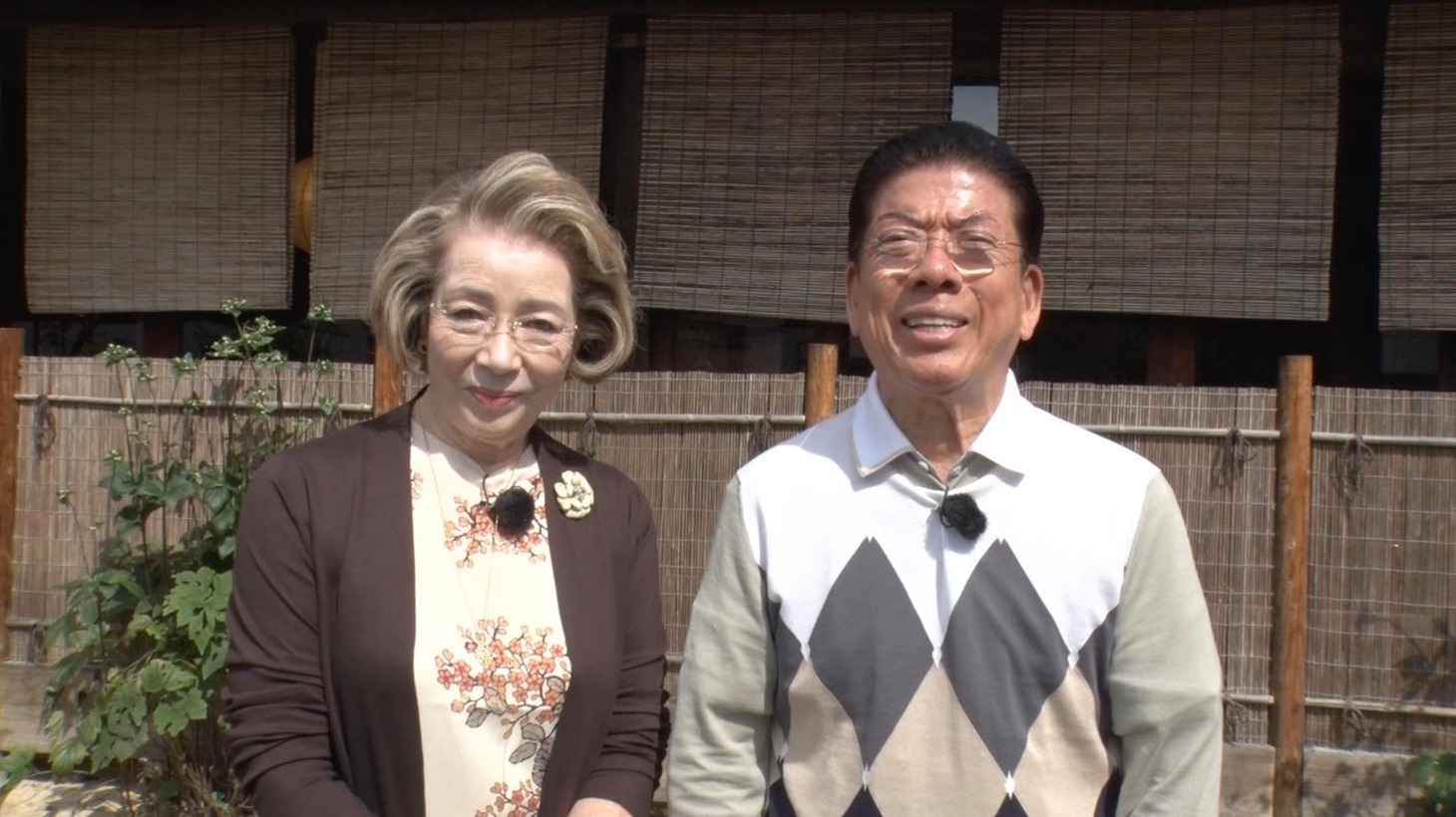 西川きよしと西川ヘレン（左）夫妻。(c)BS-TBS