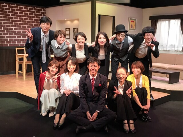 前回公演の千秋楽で撮影された写真。