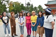 「帰ってきた！ゆり山紅葉の京都びしょ濡れバスツアー 次世代おんな芸人No.1決定戦！」のワンシーン。(c)読売テレビ