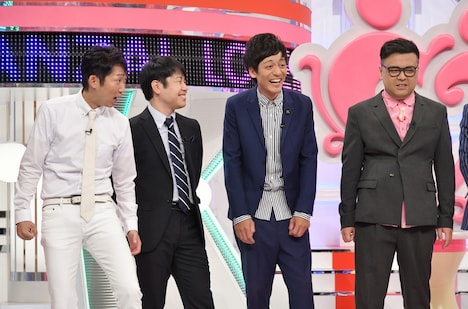 左からNON STYLE、とろサーモン。(c)読売テレビ