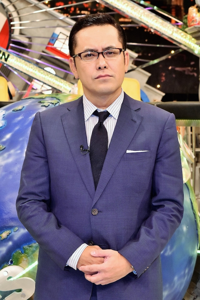 「全力！脱力タイムズ」でメインキャスターを務める、アリタ哲平ことくりぃむしちゅー有田。