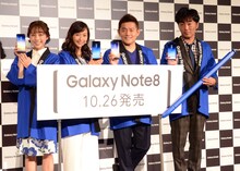 左から鈴木あきえ、藤本美貴、スピードワゴン。