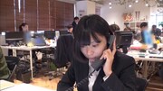 会社で働くにゃんこスター・アンゴラ村長。(c)日本テレビ
