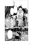 マンガ「セトウツミ」より車いすの少女登場カット。